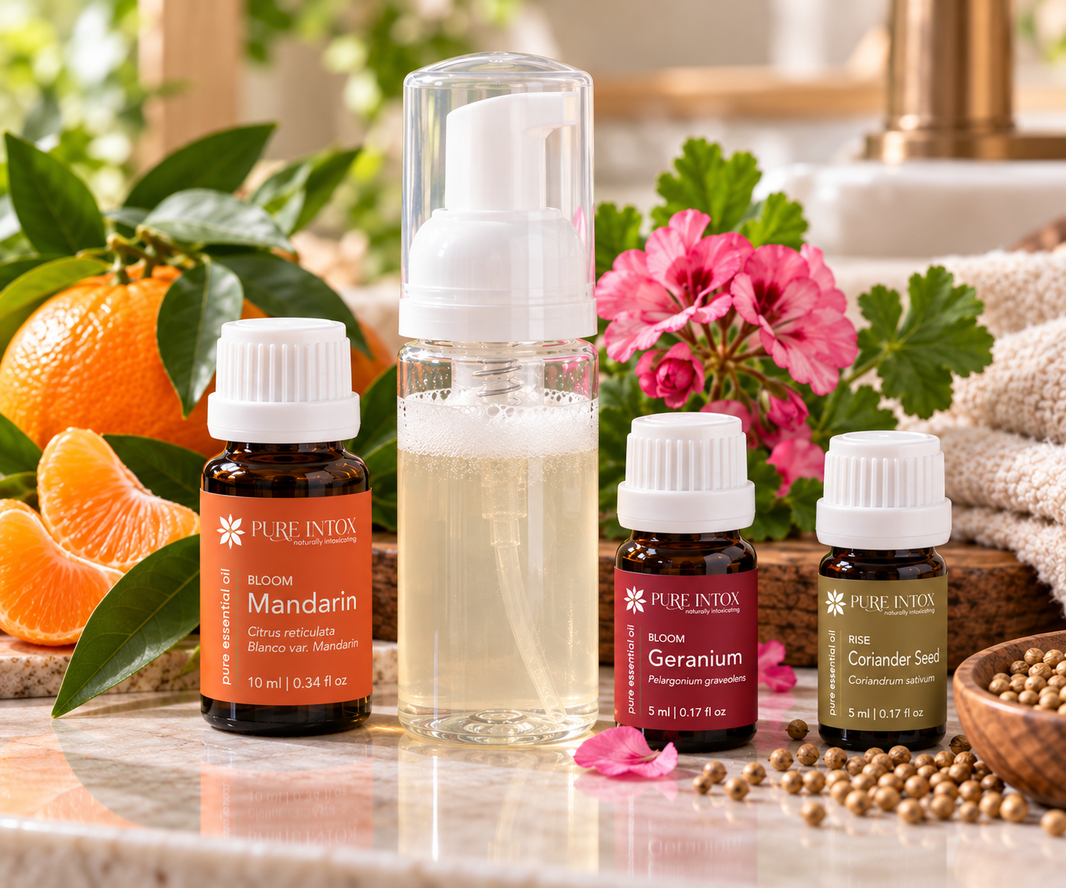 DIY Botanical Foaming Hand Soap With Essential Oils
