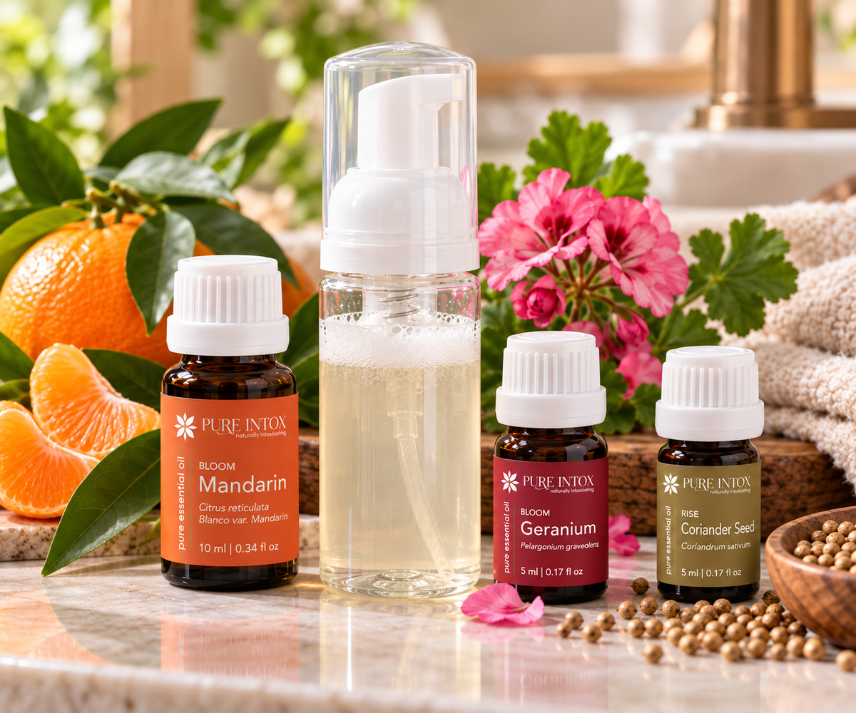 DIY Botanical Foaming Hand Soap With Essential Oils