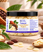 Cocoa Butter Wafers, Natural & Unrefined