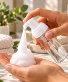 Clear PET Bottle with White Foamer Pump — 50 mL
