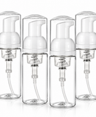 Clear PET Bottle with White Foamer Pump — 50 mL