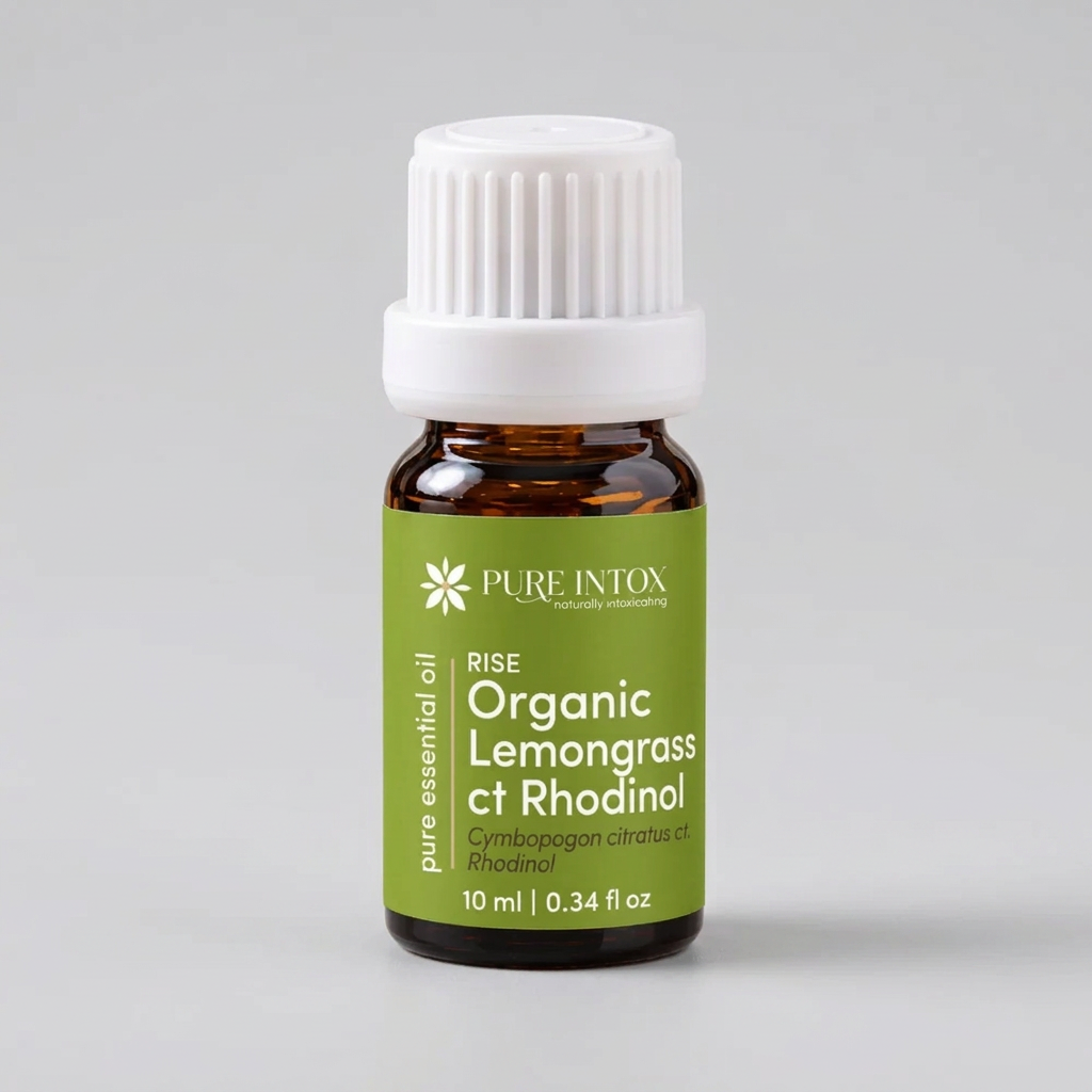 Lemongrass ct Rhodinol, Organic Essential Oil