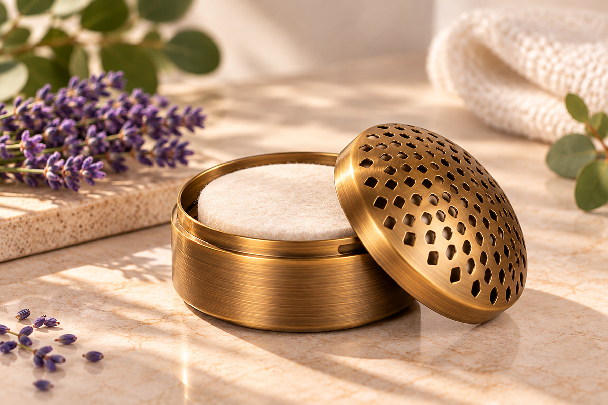Antiqued Brass Aroma Passive Diffuser