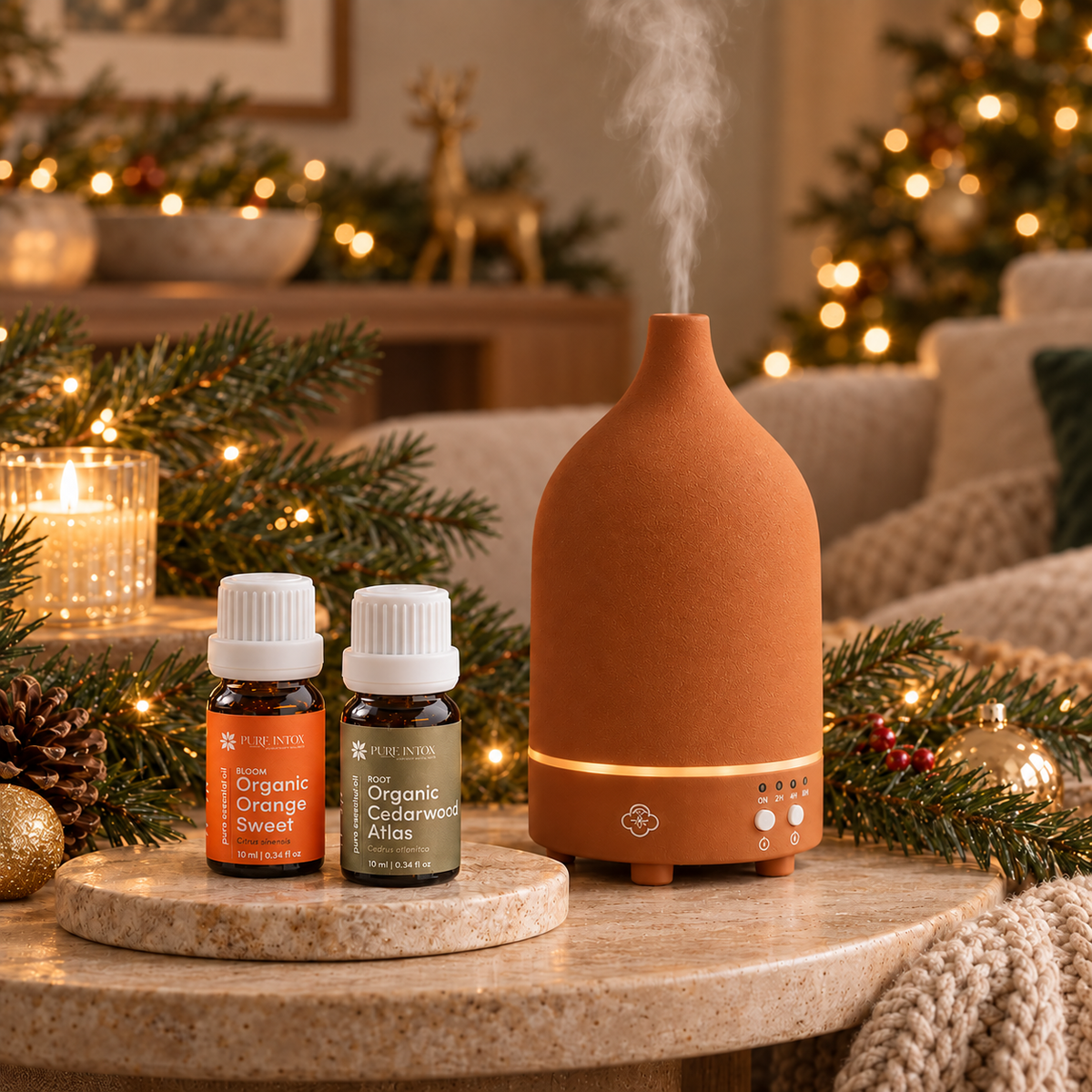 Warm Gathering Diffuser + Essential Oil Gift Set