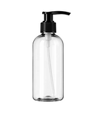Clear PET Bottles | Black Cap or Pump