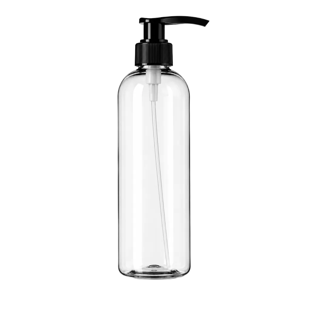 Clear PET Bottles | Black Cap or Pump