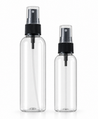 Clear PET Fine Mist Spray Bottles