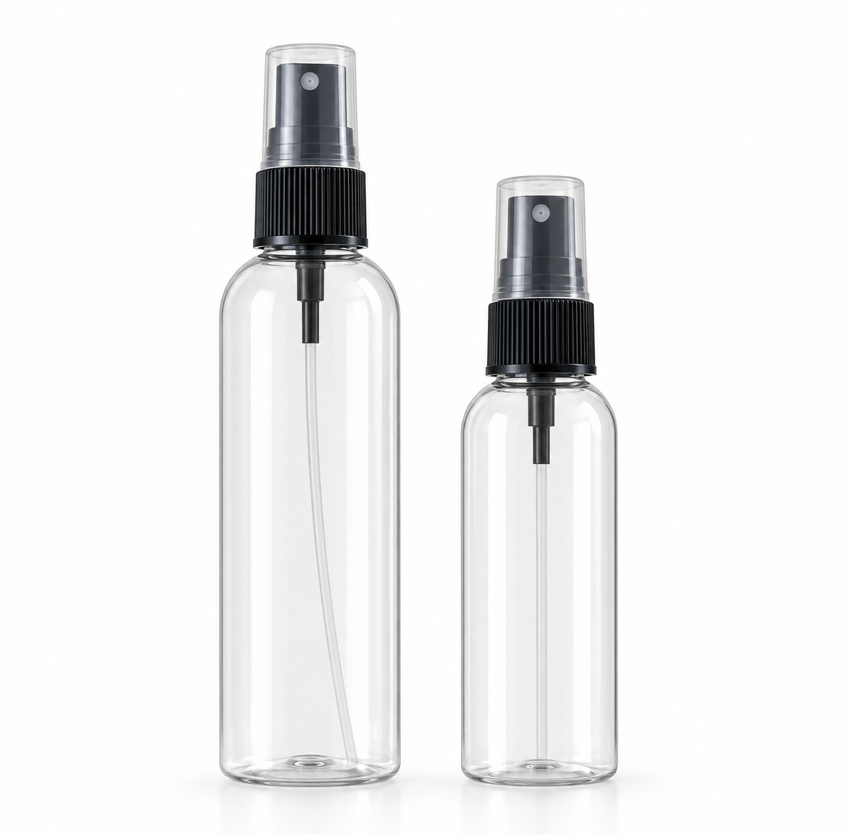 Clear PET Fine Mist Spray Bottles