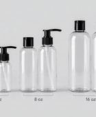 Clear PET Bottles | Black Cap or Pump