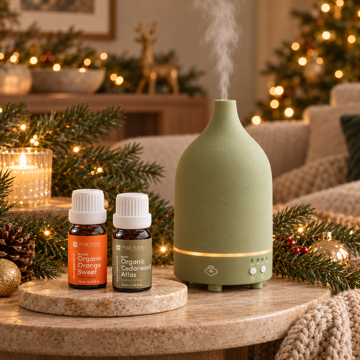 Warm Gathering Diffuser + Essential Oil Gift Set