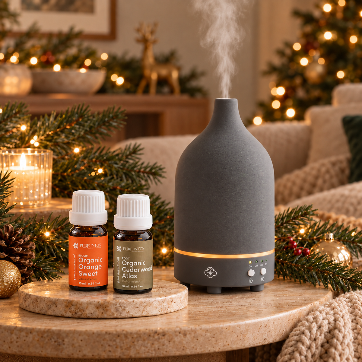 Warm Gathering Diffuser + Essential Oil Gift Set