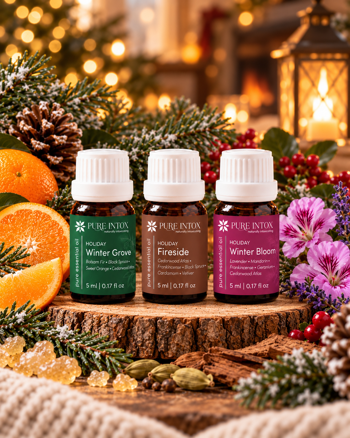 Winter Collection Essential Oil Trio Gift Set
