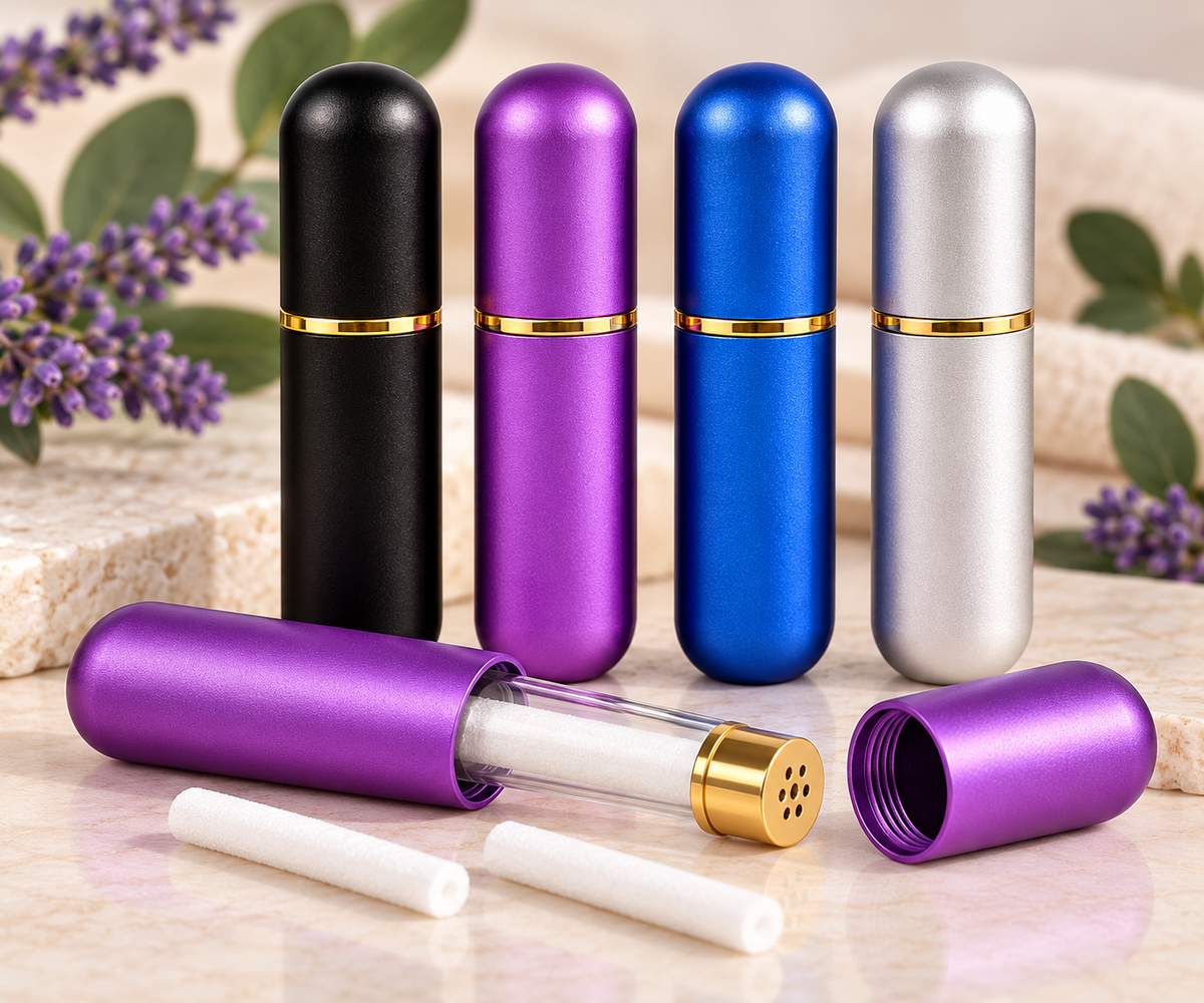 Reusable Aluminum Aromatherapy Inhaler