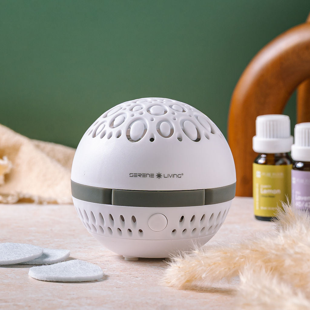 Aroma Sphere Waterless Diffuser + Refill Pad Set