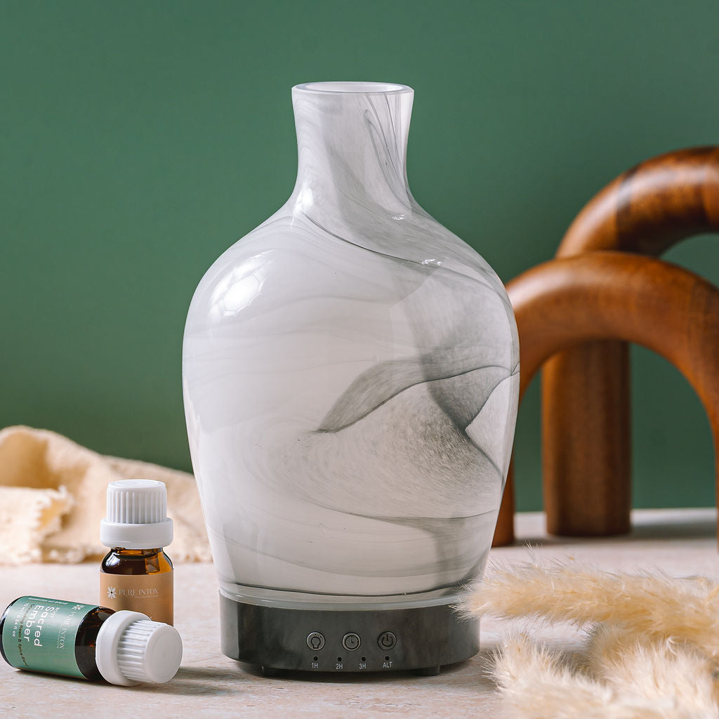 Carrara Marble Glass Diffuser