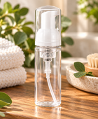 Clear PET Bottle with White Foamer Pump — 50 mL