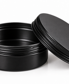 2 oz Black Aluminum Tin