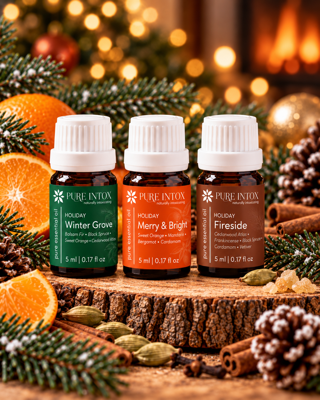 Winter Collection Essential Oil Trio Gift Set