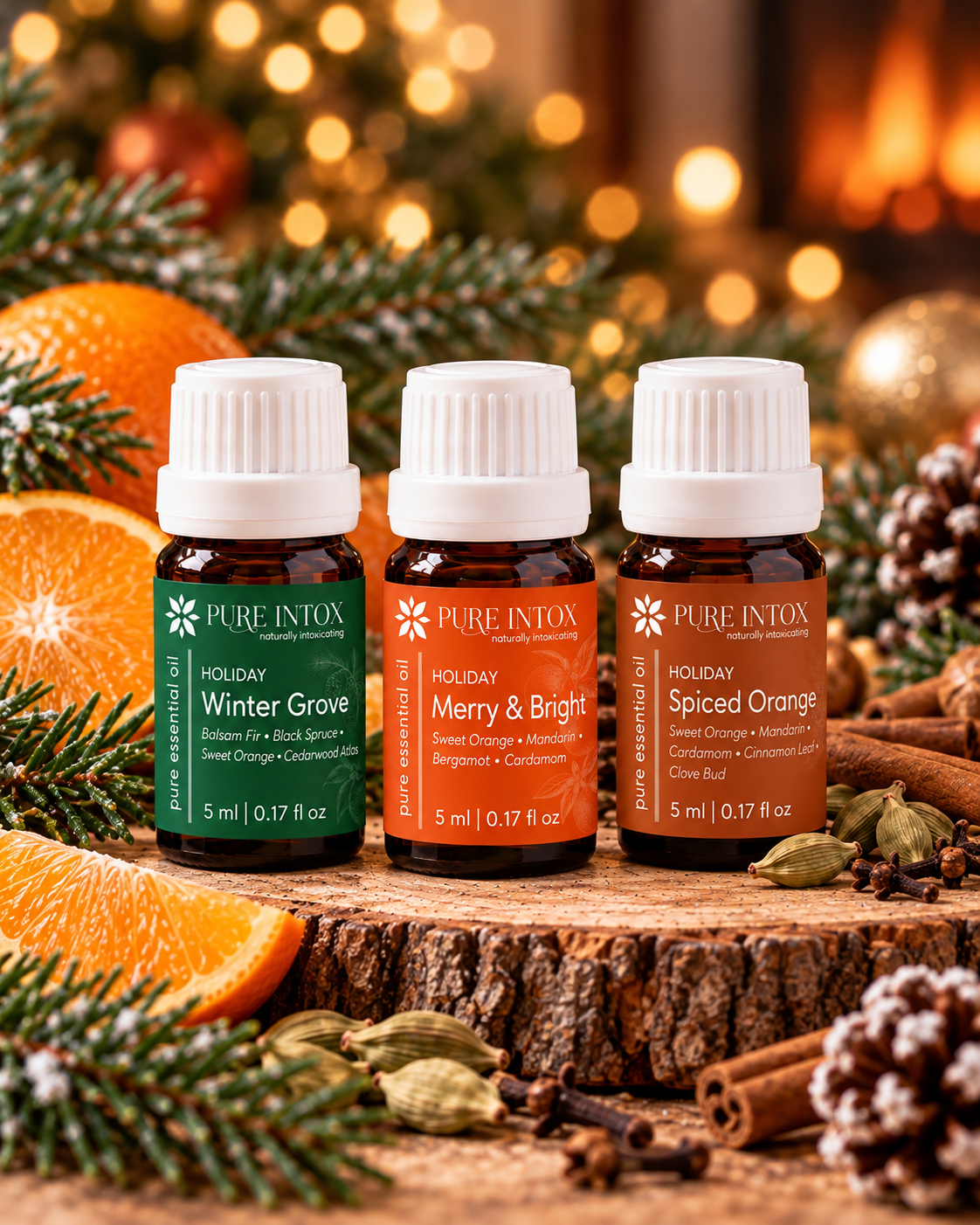 Winter Collection Essential Oil Trio Gift Set