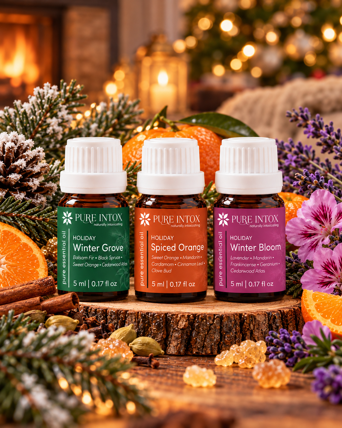 Winter Collection Essential Oil Trio Gift Set