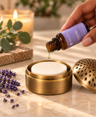 Antiqued Brass Aroma Passive Diffuser