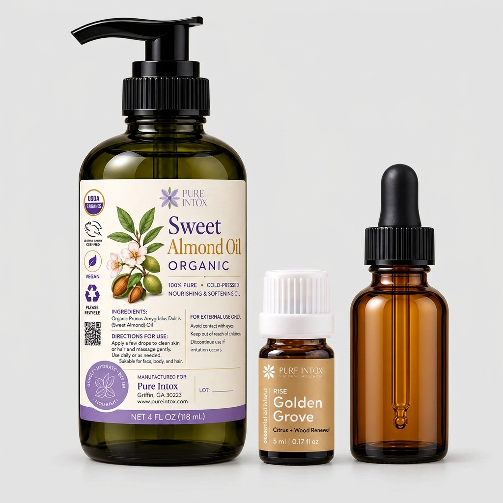 Golden Grove Botanical Massage Ritual Set