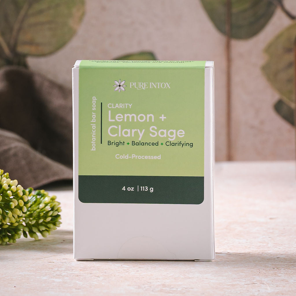 Lemon + Clary Sage Botanical Bar Soap
