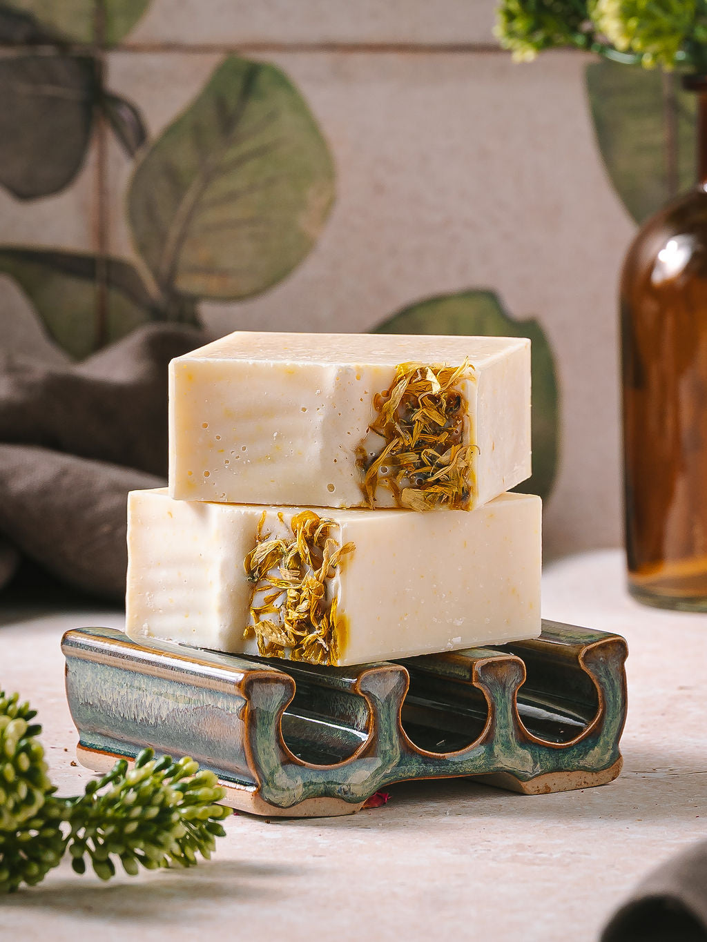 Golden Calm Calendula Botanical Bar Soap