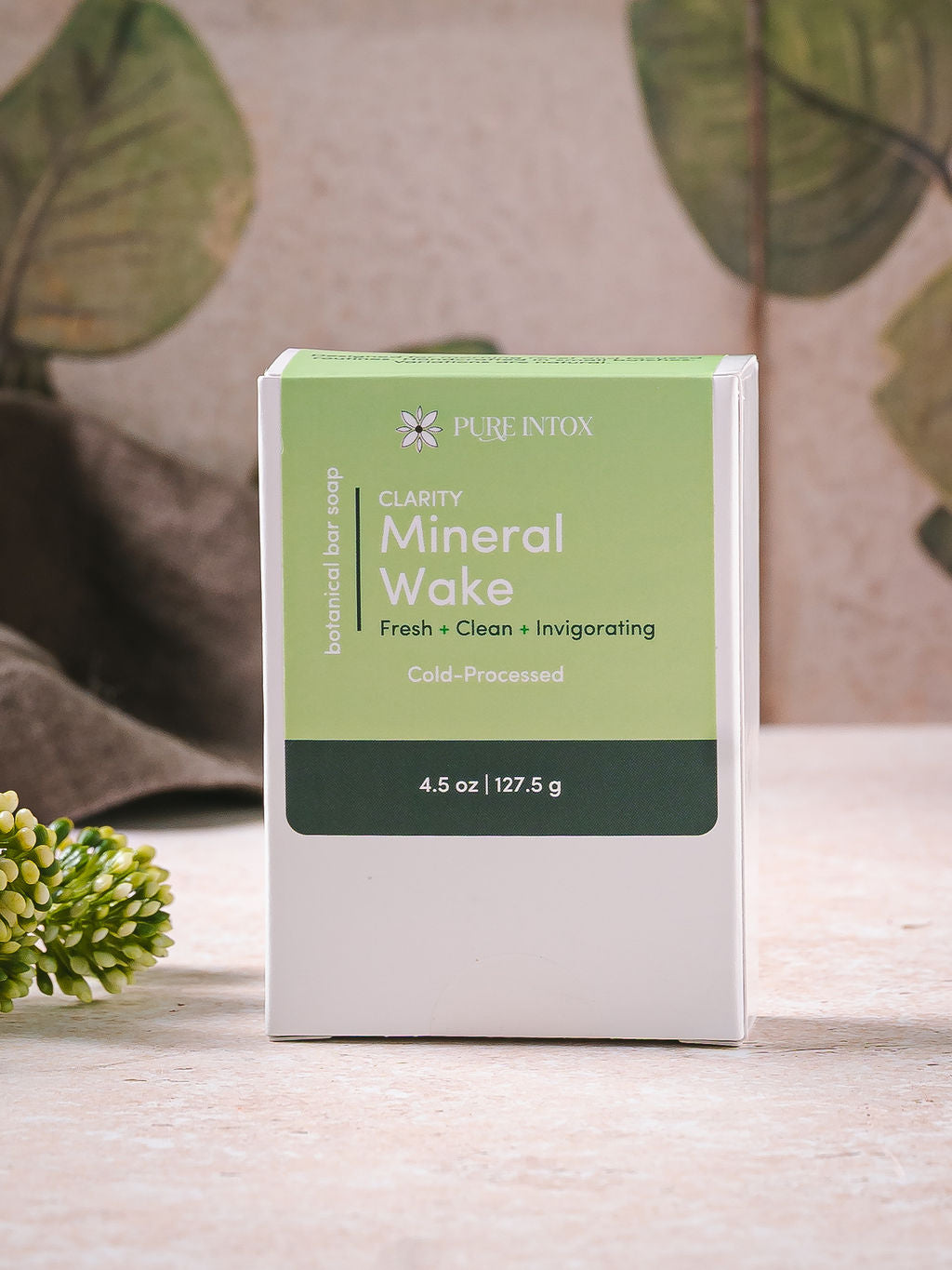 Mineral Wake Dead Sea Mud Botanical Bar Soap