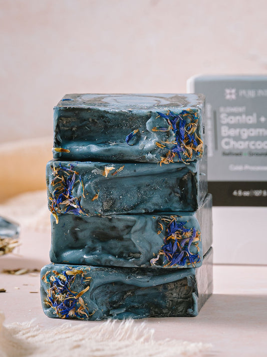 Ember Santal + Bergamot Charcoal Botanical Bar Soap