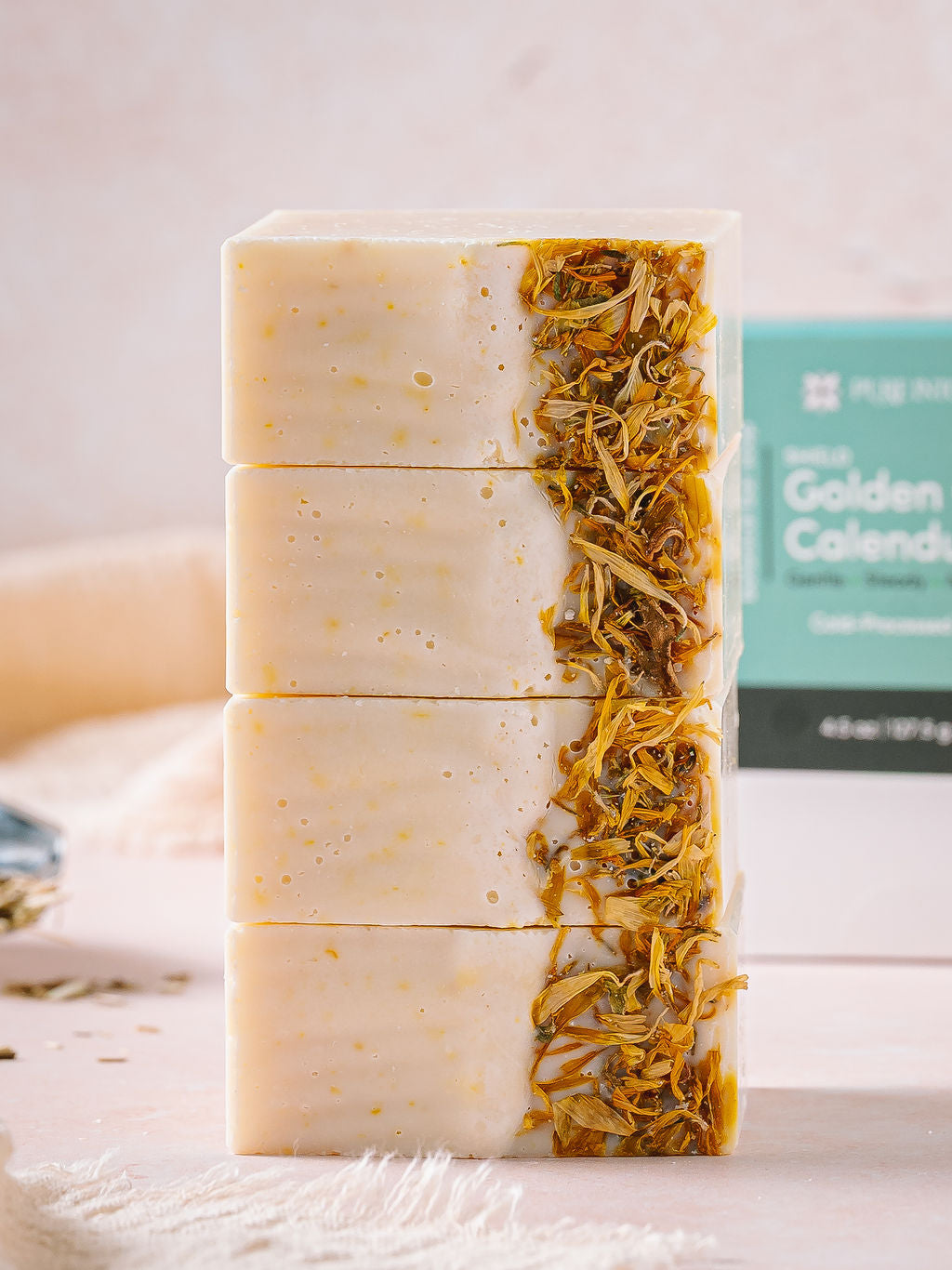 Golden Calm Calendula Botanical Bar Soap