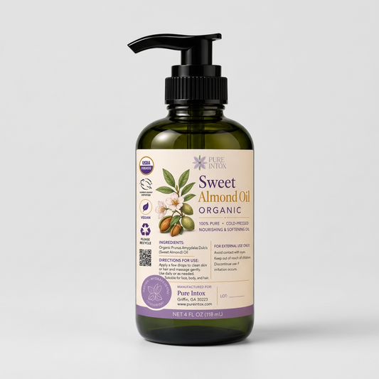 Sweet Almond Oil, Refined Organic