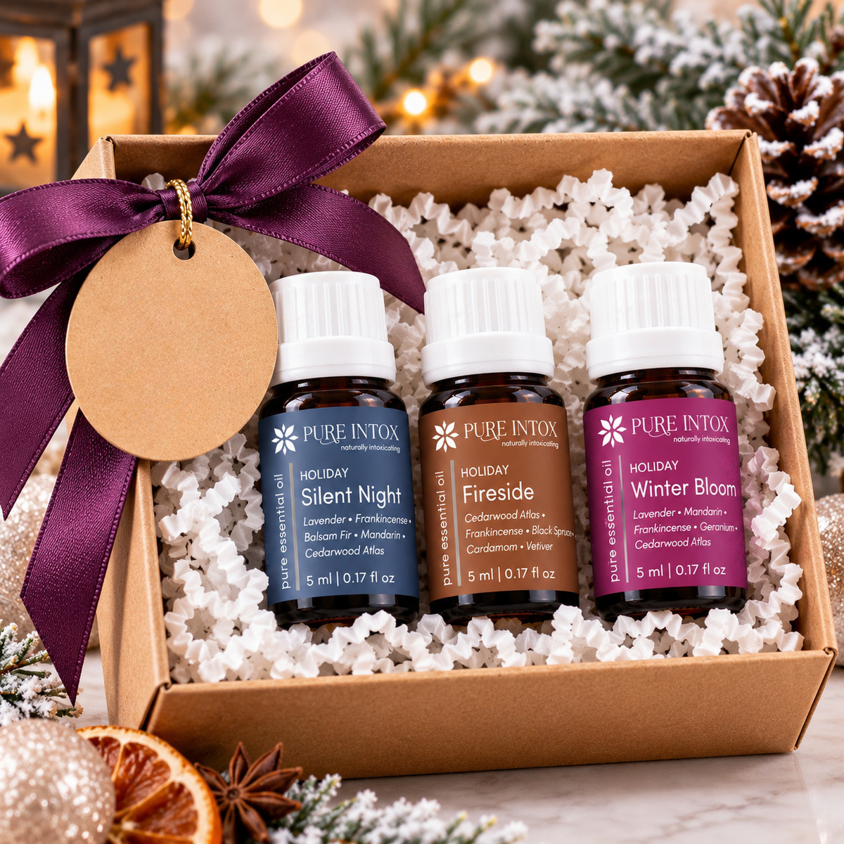 Winter Collection Essential Oil Trio Gift Set