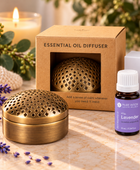 Antiqued Brass Aroma Passive Diffuser