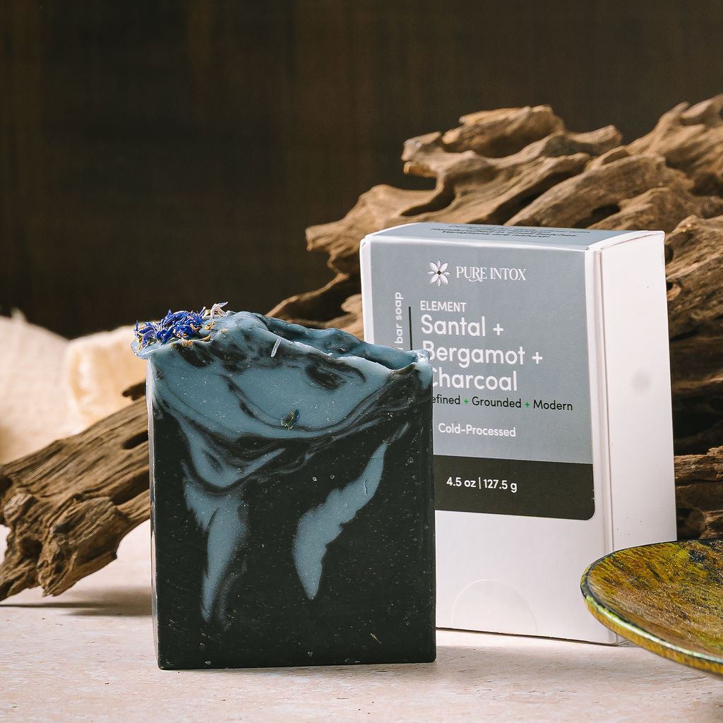 Ember Santal + Bergamot Charcoal Botanical Bar Soap