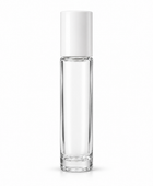 10 mL Clear Glass Roll-On Bottle