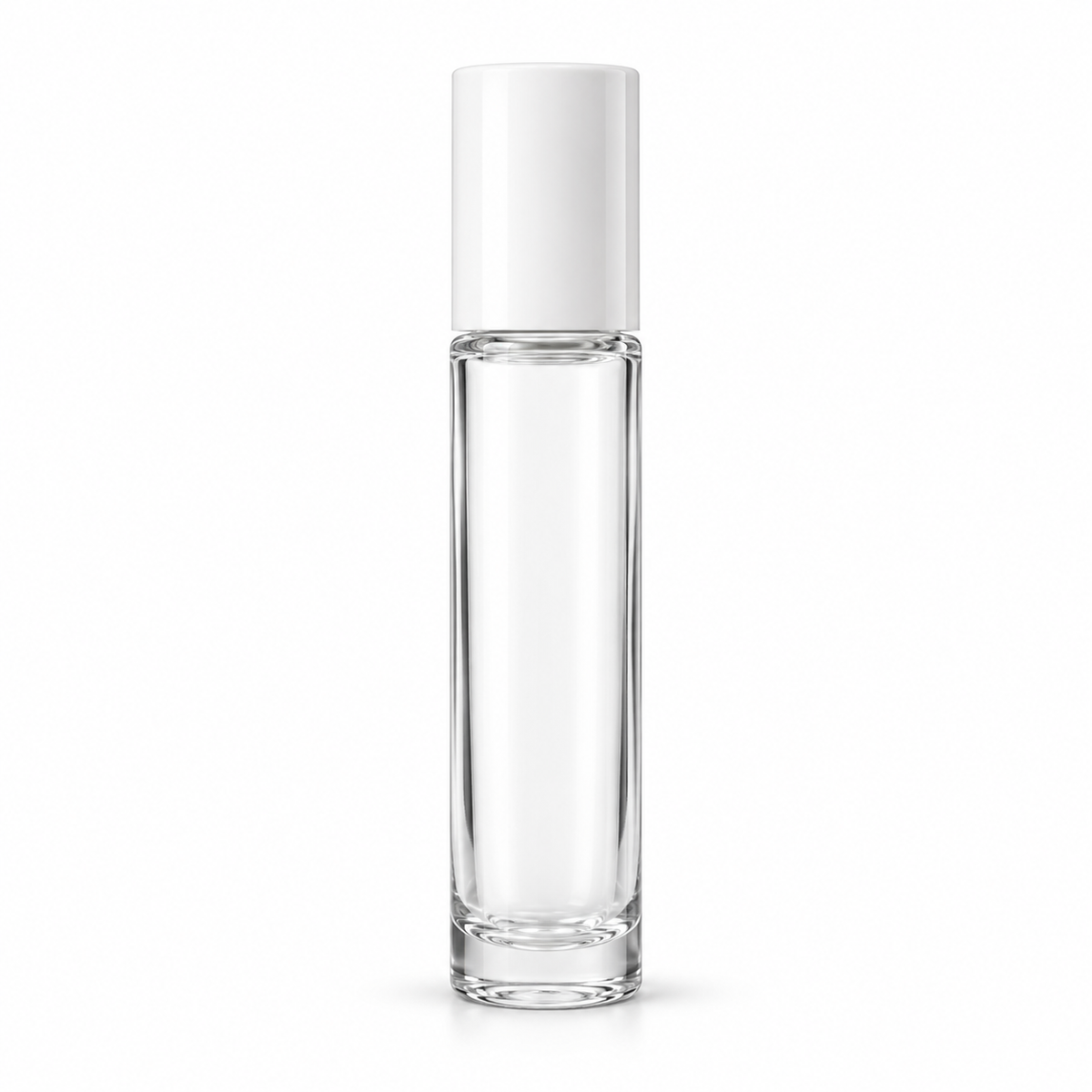 10 mL Clear Glass Roll-On Bottle