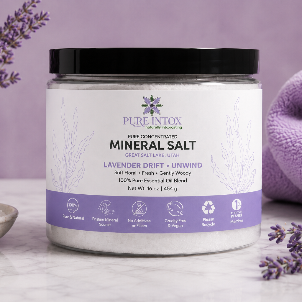 Pure Intox concentrated Great Salt Lake mineral bath salts