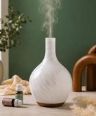 Maui Glass Diffuser | "Waves & Gold Etching"