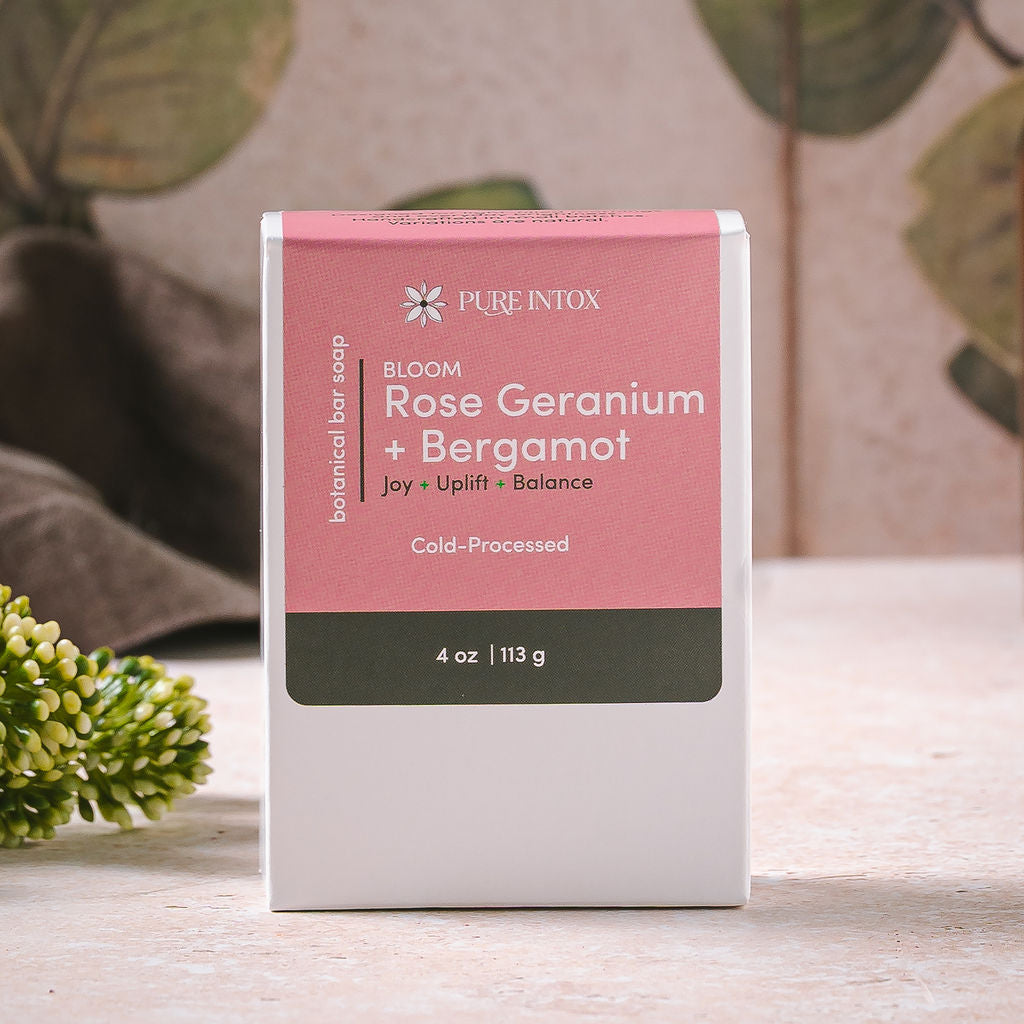 Rose Geranium + Bergamot Botanical Bar Soap