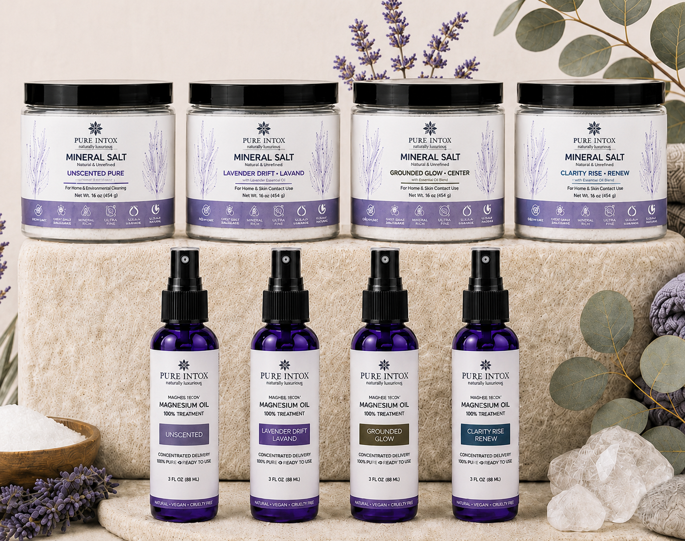 Pure Concentrated Minerals Salts