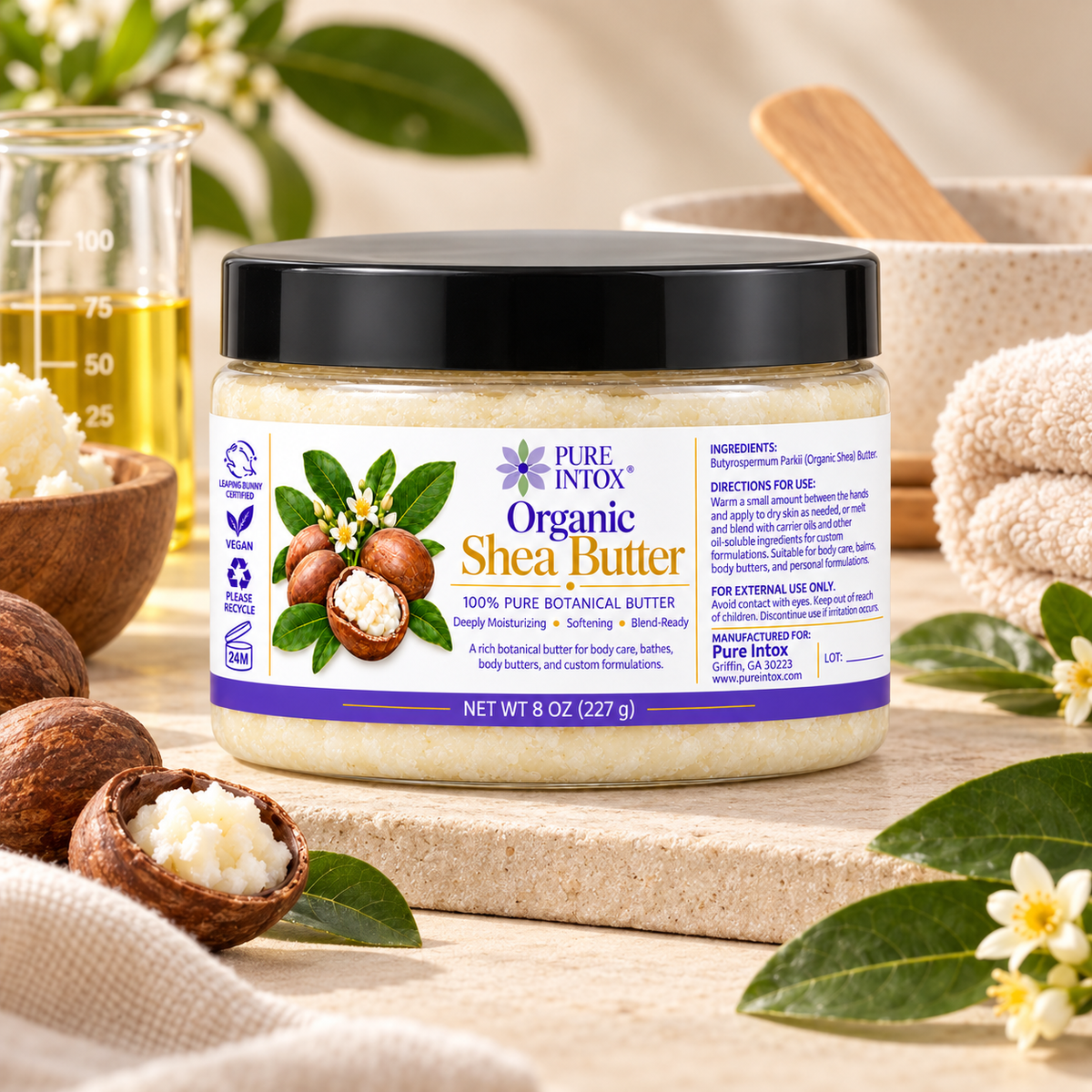Shea Butter, Refined Organic