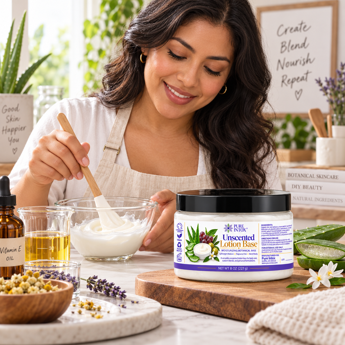 Unscented Lotion Base, Organic