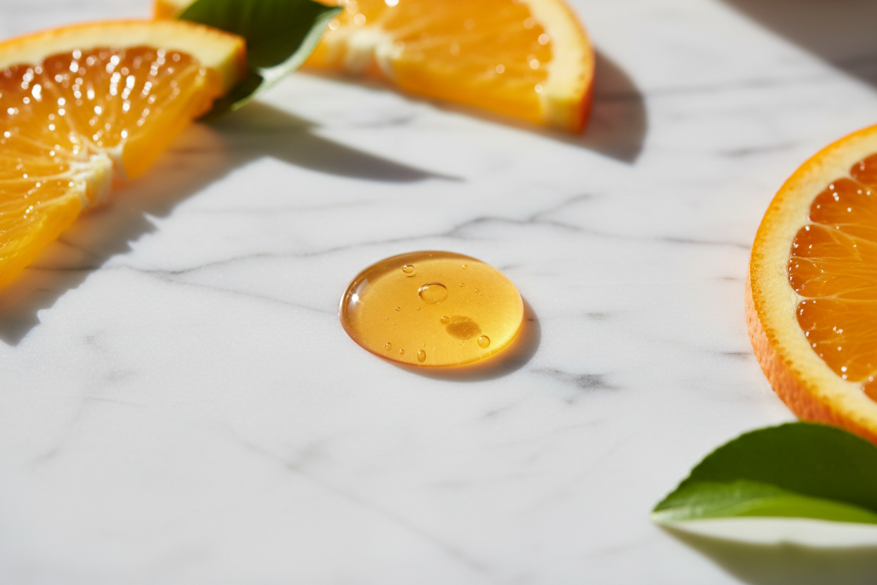 Vitamin C Serum on Flat Surface